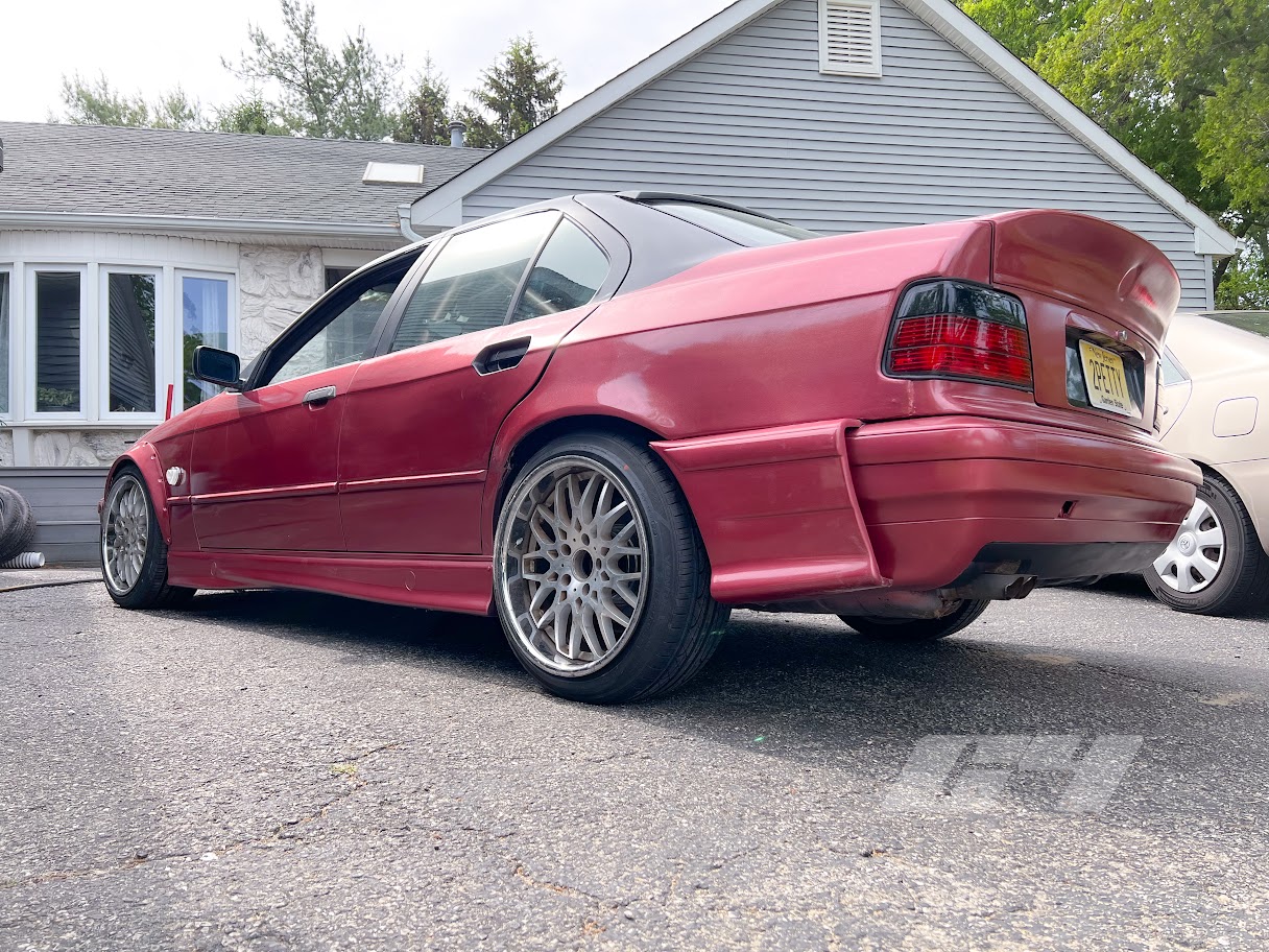 PETTY E36 stance on TSW wheels