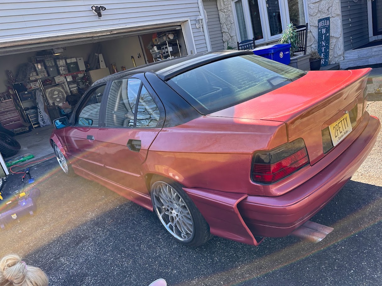 PETTY E36 rear with spoiler